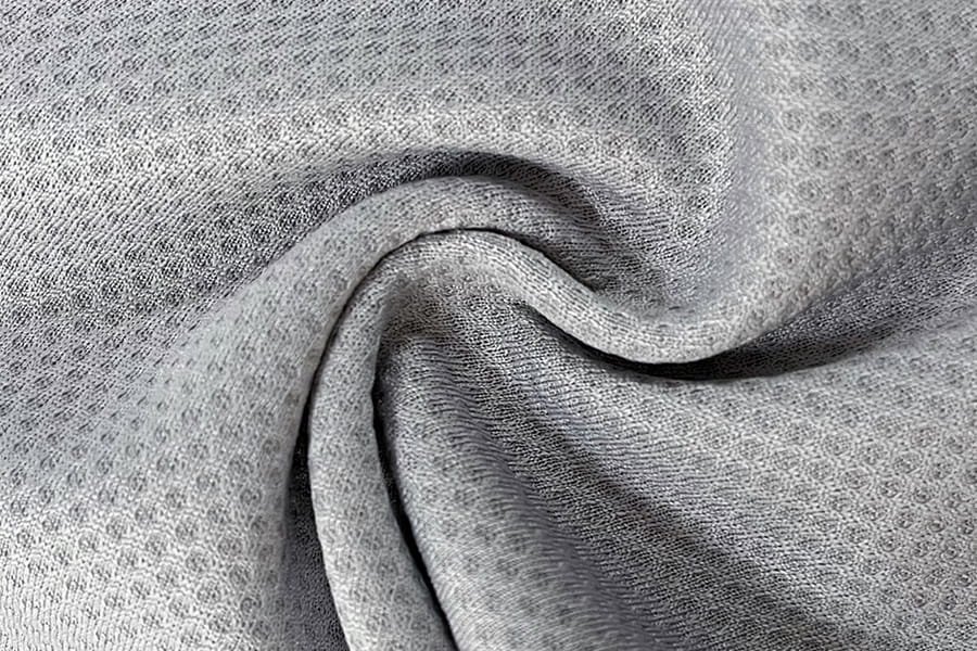 BCX-N0608: Water-absorberende en koele gevoelige monochrome Jacquard Mesh Honeycomb Fabric